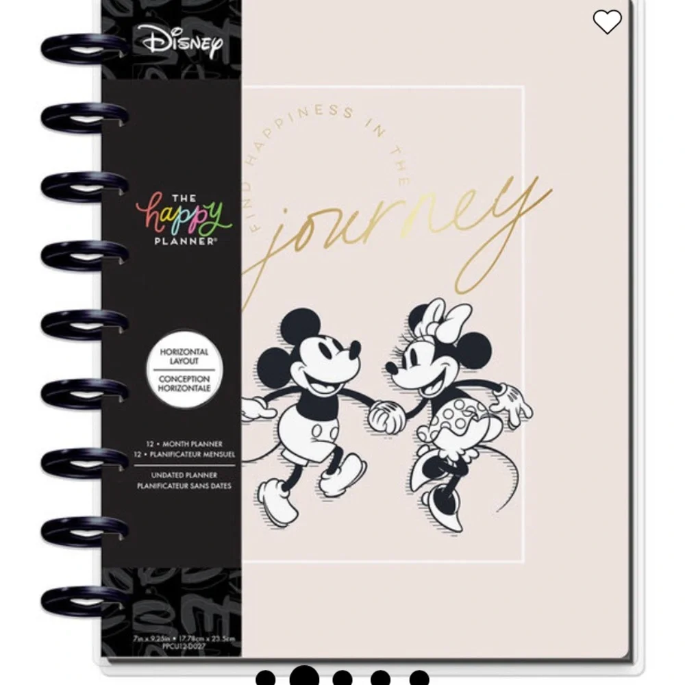 The Happy Planner Disney Modern Mickey Mouse & Minnie Mouse Find Happy Classic